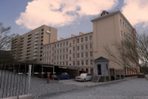 старый двор (Москва 1950)