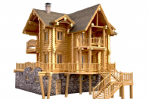 дом бревенчатый