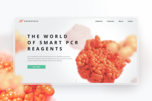 Дизайн лендинга фармакологической компании