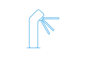 анимация иконки турникета