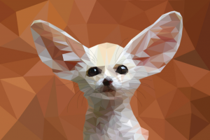 вектор в технике Low Poly