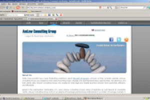 Главная страница сайта американской юридической конторы