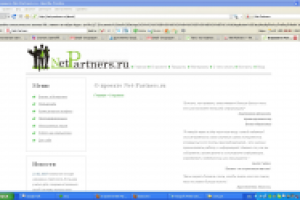 Главная страница информационного портала Net-Partners