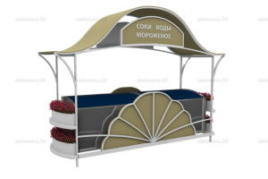 Визуализация киоска мороженого