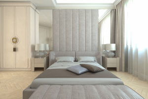 Визуализация интерьера спальни ул. Мосфильмовская 55