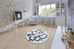 Визуализация интерьера детской для девочки