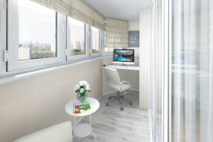 Визуализация интерьера спальни