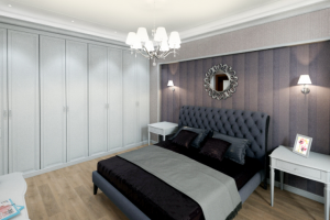 Визуализация интерьера спальни