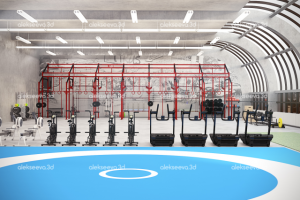 Визуализация спортивного зала