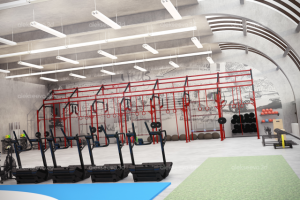 Визуализация итерьера спортивного центра