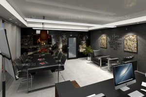 Визуализация кабинета для руководителя