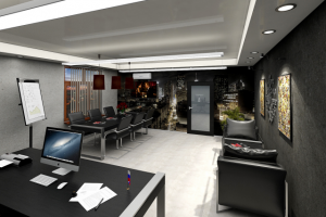 Визуализация кабинета для руководителя