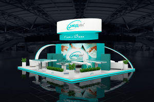 Визуализация выставочного стенда ООО «Мединдустрия Сервис»