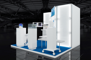 Визуализация выставочного стенда