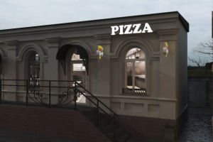 Визуализация вывески