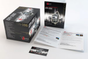 Упаковка и фирменный стиль автосигнализации Alligator серии CM