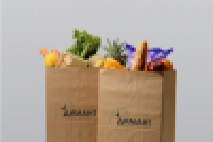 Листовка службы доставки.