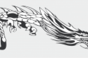 Отрисовка дракона в векторе.