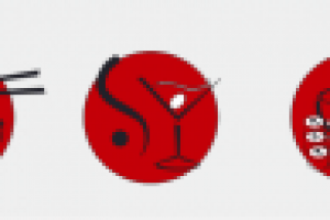 Набор иконок для японского ресторана.