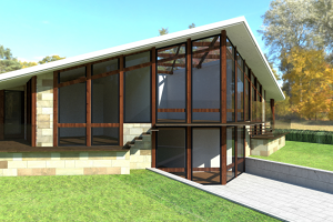 коттедж-оранжерея вид1