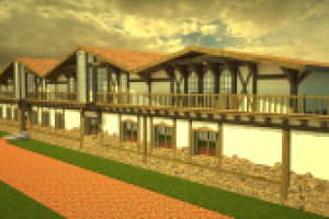 казарма 4 стиль фахверк