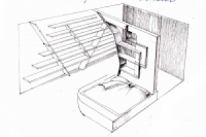 эскиз спальной зоны
