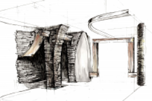 эскиз колонна