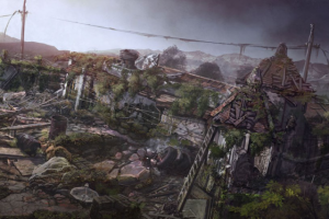 Разрушенный дом. АРТ до 500