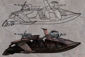 Концепт лодки+проекци от 200