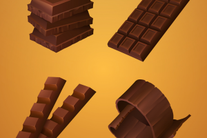 Векторные иконки: Шоколад