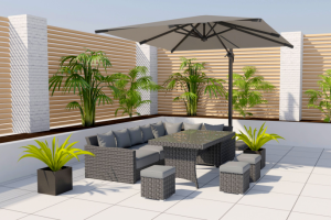 3d модель и визуализация уличной мебели