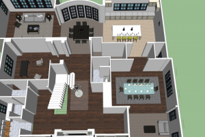 3d модель интерьеров в sketchup