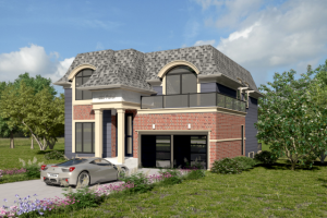 3д моделирование и визуализация коттеджа