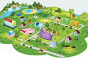 Карта пионер-лагеря