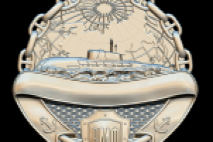 Мужской кулон на армейскую тематику (под 3д-печать)