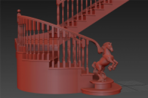 Конь под ЧПУ для деревянной лестницы