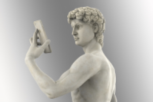 Давид с айфоном