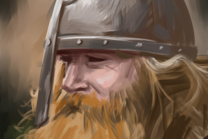 скетч воина