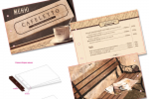 Дизайн и верстка меню для кафе