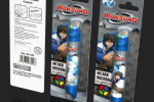 Дизайн для ТМ. Мелки восковые Monsuno, дисплей и стикеры