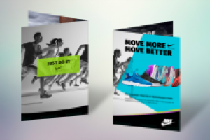 Дизайн гарантийного талона Nike