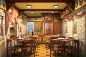 Дизайн небольшого кафе