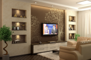 Оформление стены