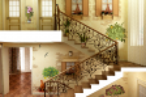 Частный дом (лестничный марш)