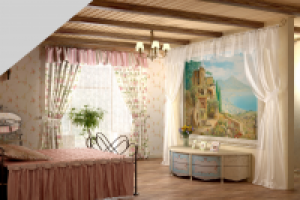 Частный дом (спальня)