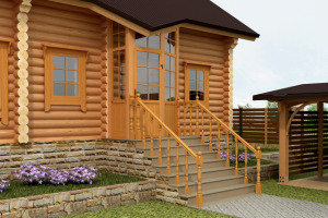 3D визуализация крыльца