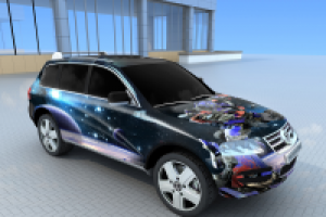 Разработка изображения на автомобиль