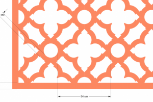 Отрисовка в вектор с фото  для лазерной резки