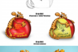 Этапы создания копилки от эскиза ...