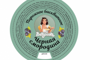 изготовление этикетки на упаковку, торт в банке